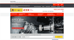 Desktop Screenshot of icex.es
